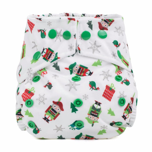 Baba+Boo Christmas Nutcracker One Size Reusable Nappy
