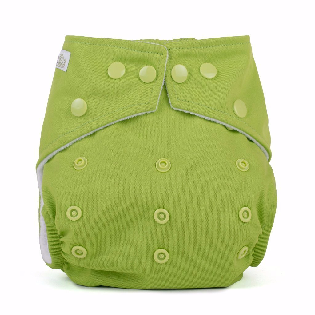 Baba+Boo Lime One Size Reusable Nappy