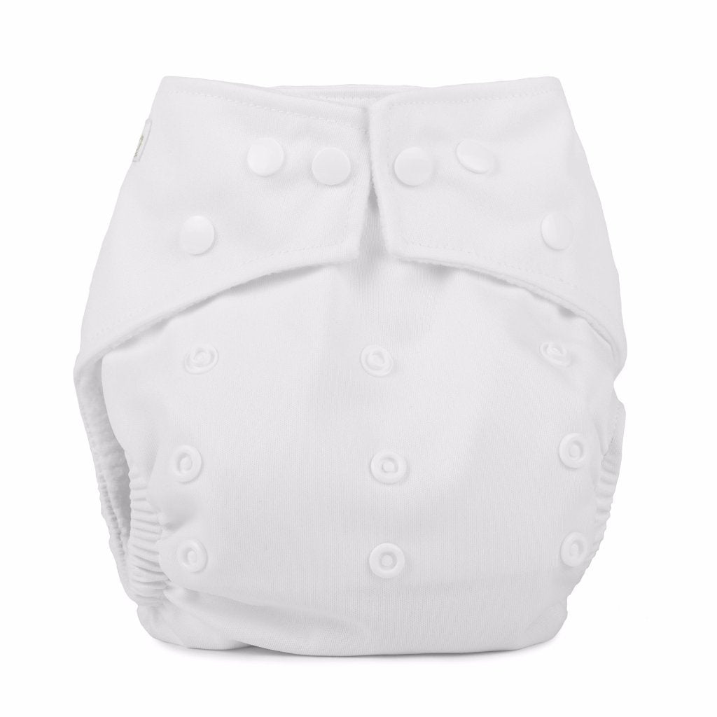 Baba+Boo White One Size Reusable Nappy