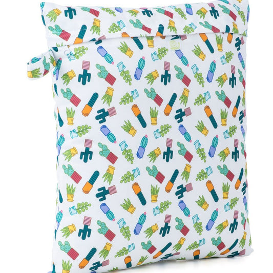 Baba+Boo Succulents Medium Reusable Nappy Storage Bag 