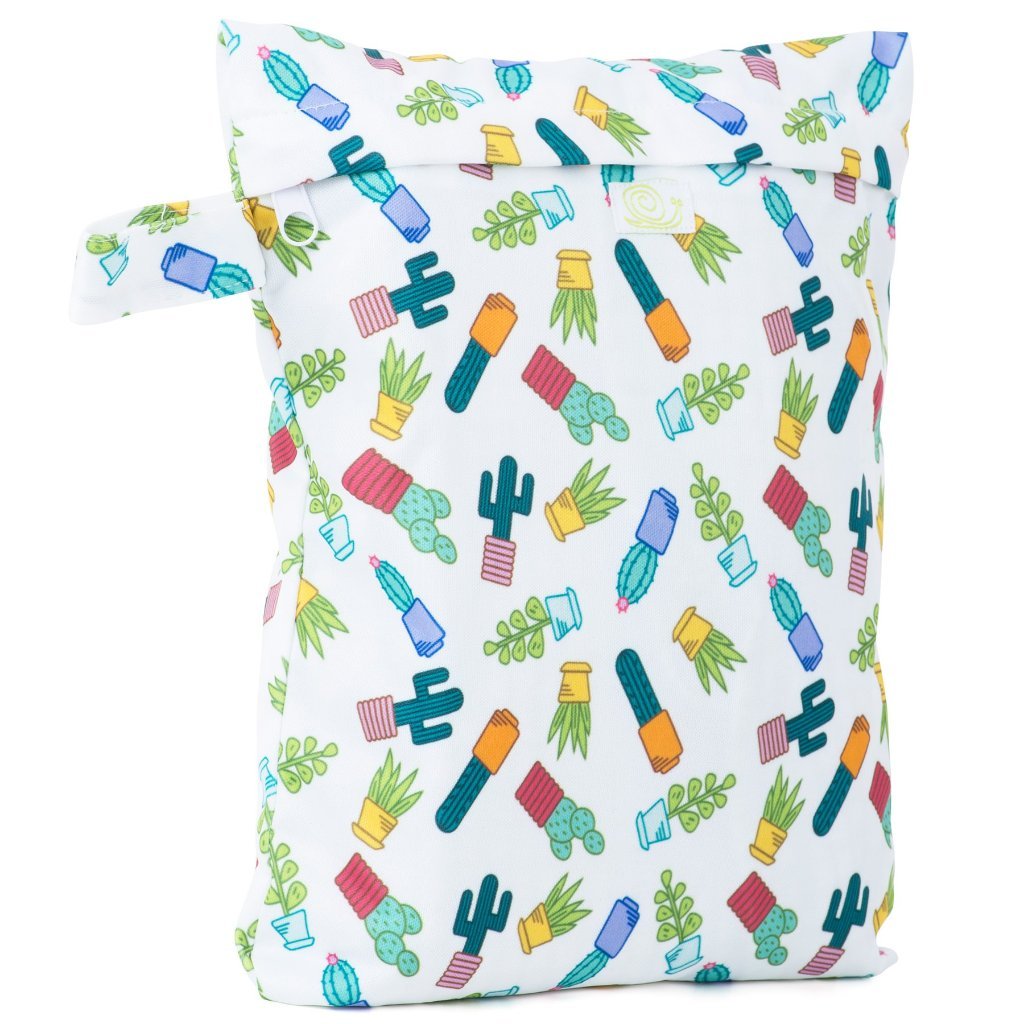 Baba+Boo Succulents Small Reusable Nappy Storage Bag 