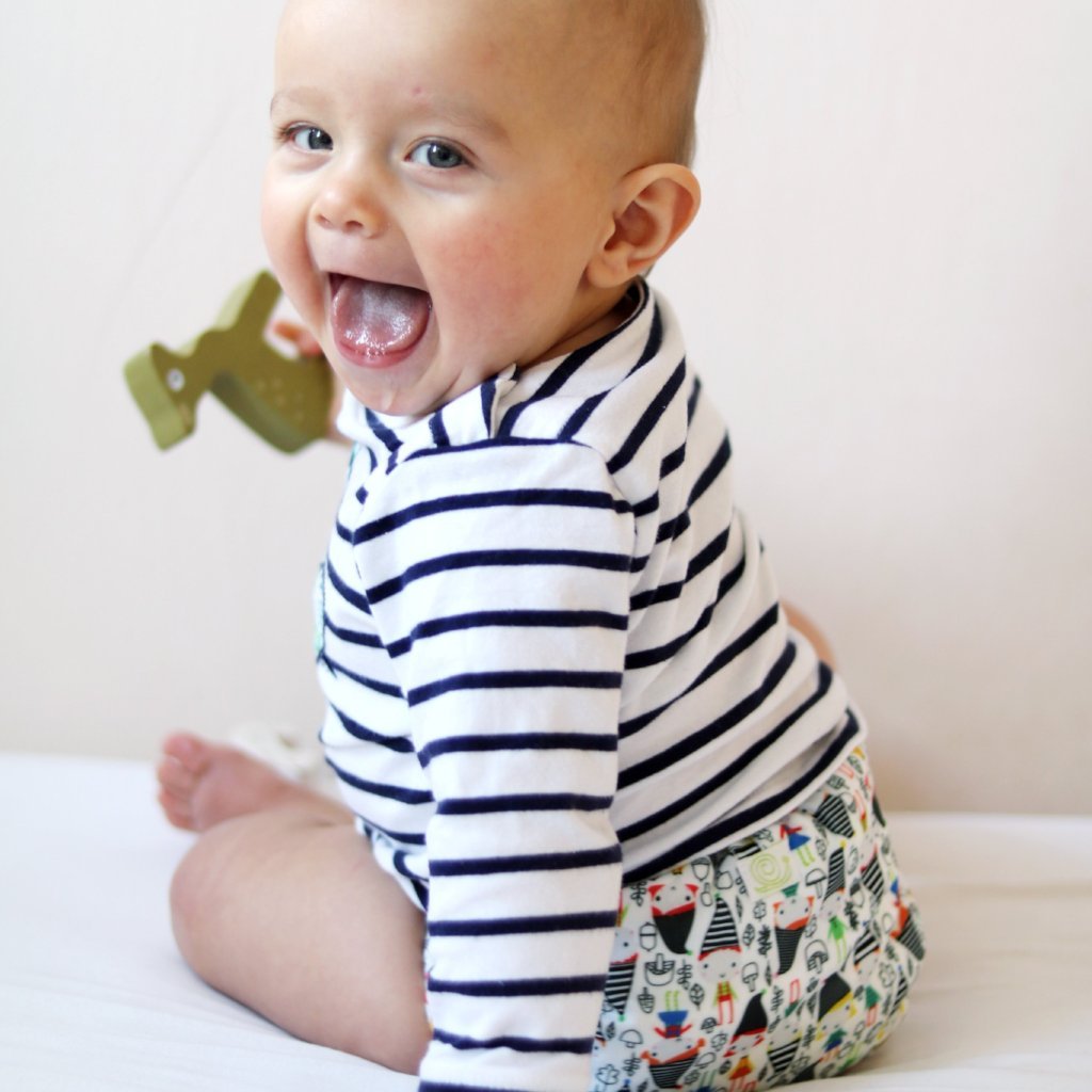 Bundle of 5 Newborn Cloth Nappies