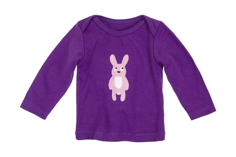 Rabbit Applique Organic T-Shirt